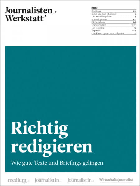 Richtig redigieren